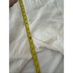 ZARA NWT DOUBLE WAISTBAND LINEN BLEND PANTS Sz S Oyster White 7656/586 Photo 7