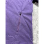 L.L.Bean  Womens Purple Fleece Jacket Full Zip Polartec Outdoor Coat L Photo 6