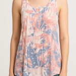 Rose + Olive Tie-Dye Sleeveless Tank Top Photo 0