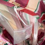 Free People NWT  Size 2 La Paz Slim Crop Berry Combo Pants Cotton Blend Photo 8