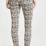Good American  Good Legs Snakeskin python beige print Skinny Jeans US 6/ 28 Photo 1