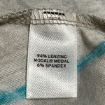 NORDSTROM Stem women's size small hi low skirt aqua plummage striped super soft Tan Photo 4