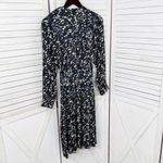 Coach Yoke StaticāPattern Jacquard Long Sleeve Midi Dress Back White 0 Photo 10