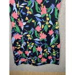 J. Crew Size 10 Dress Womens Floral Square Neck Sleeveless Colorful Lined Cotton Photo 3