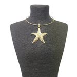 Nordstrom New Bijoux Envie 14K Gold Starfish Beach Statement Necklace Photo 6