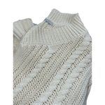 Active USA  cable knitted creme colored sweater long size medium Photo 8