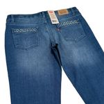 Levi's NEW  711 Skinny Rhinestone Bottom Pocket Detail‎ Jeans Size Juniors 16 Photo 5