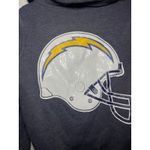 VTG Victoria's Secret PINK San Diego Chargers NFL Football Hoodie Fur Trim Sz SM Gray Photo 3