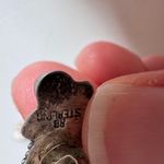 Vintage Sterling Silver Turquoise Eagle Earrings Womens Southwestern Style Photo 4