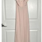 Forever 21 Sz M Pink Blush Sleeveless Maxi Dress Cross Back Photo 12