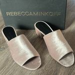 Rebecca Minkoff Ivonne Smooth Velvet Sandals Size 8 Medium Photo 3
