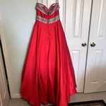 Blush  Size 6 Prom‎ Dress Red Photo 3
