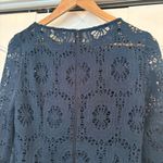 Chico's Chico’s Teal Crochet Dress Size 0.5 (Size‎ 6) Photo 4