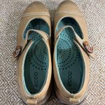 Ecco Leather Mary Jane Flats Womens Sz 42 Brown Leather Buckle Boho Peasant EUC Photo 6