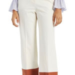 Alfani Double Color Straight Casual Pants Size 10 Petite Photo 0