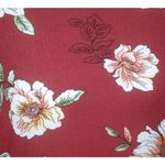 Stevie Hender Floral Dress Size L Midi Half Bell Sleeve Zip Back Boho Sheath Photo 2