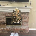 Jealous Tomato  green black and orange camo jacket / L / Like New Photo 9