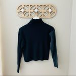 Topshop Ribbed Turtleneck Pullover Sweater Black/Gray Sz XS Photo 4