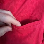 Athleta Athlete Urbanite Textured Top Serpentine Red Snake Print Button Down Shirt S Photo 8