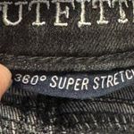 American Eagle  Outfitters Black Denim Jeans 360 Stretch Skinny Jeans Size 14S Photo 3