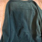 Lululemon Auth Scuba Oversized Pullover Wordmark M/L - Sonic Teal Photo 3