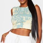 Pretty Little Thing - Mint Tie Dyed Crop Top Photo 4