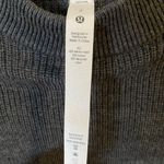 Lululemon Merino Wool Blend Rib Crewneck Charcoal Sweater Photo 6