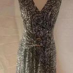 Liz Lange 💙💘Host Pick💘💙 Black and White Maternity Maxi Dress Photo 4