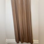 Revelry Skye Velvet Champagne Cowl Neck Maxi Dress Size 2 Gold Photo 8