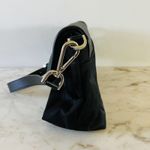 Michael Kors  Jane Black Nylon Leather Medium Shoulder Bag Photo 5