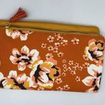 Rachel Pally  Orange & Yellow Floral Clutch Handbag Boho Purse Fold Over Photo 1