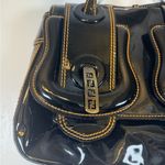 Fendi Black Patent Leather B Shoulder Hobo Bag New Condition Authentic Photo 3