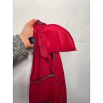 Work in Progress Red Knit Christmas Sweater Button Down Tree Size XL Womens Photo 8