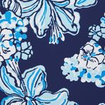 Lilly Pulitzer  Johana Sleeveless Cover Up Dress Low Tide Navy Bouquet All Day Photo 5