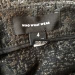 Who What Wear SALE Metallic Pencil Skirt Photo 3