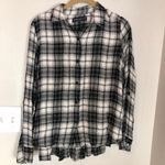 Generation Love  Black White Plaid Button Down Photo 1