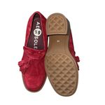 Aerosoles NEW Gibes Fringe Loafer Color: Pomegranate Suede Photo 8