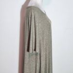 Lou & grey  Green T-Shirt Dress Size Large Heather Green Swing Dress Photo 3