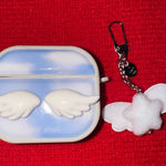 Sky Blue Winged Airpods Case 3rd generation Photo 0