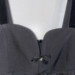 ZARA NWT  Black Jewel Front Mini Wide Straps Dress XS Photo 8