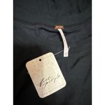 Free People NEW  Jazzy Women's Black Sleeveless Lace Ruched Mini T-shirt Dress XS Photo 3