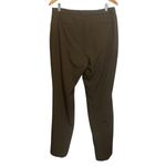 Coldwater Creek Women Natural Fit Pants 12 Brown Straight Leg Minimal Office Photo 2