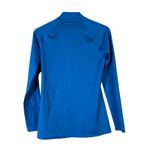 Under Armour ColdGear Fitted Mock Neck Top Womens M Blue Thermal Athleisure Photo 4