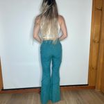 Wild Fable Blue & Green Flare Pants Photo 5