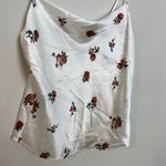 Vince NWT - Silk Ikat Floral Draped Camisole Career Work White Photo 3