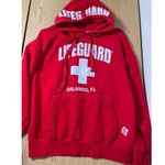 Unisex Lifeguard Sweatshirt Hoodie from Orlando Florida red white size Large Photo 0