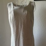 Danny & Nicole  Beige Textured Midi Dress Photo 1