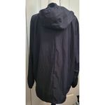 Aerie Offline Black Nylon Poly Rain Jacket Windbreaker Classic Fit Sz L Photo 7