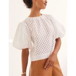 joe's jeans New. Joe’s puff sleeve eyelet top. XS. Retails $228 Photo 5