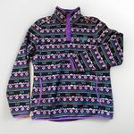 L.L.Bean Aztec Knit Fleece Pullover Sweater Women's S Granola Outdoors Gorpcore Photo 0